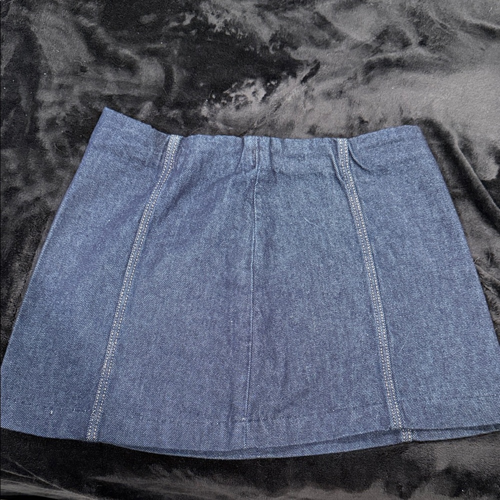 H&M Indigo Mini Skirt